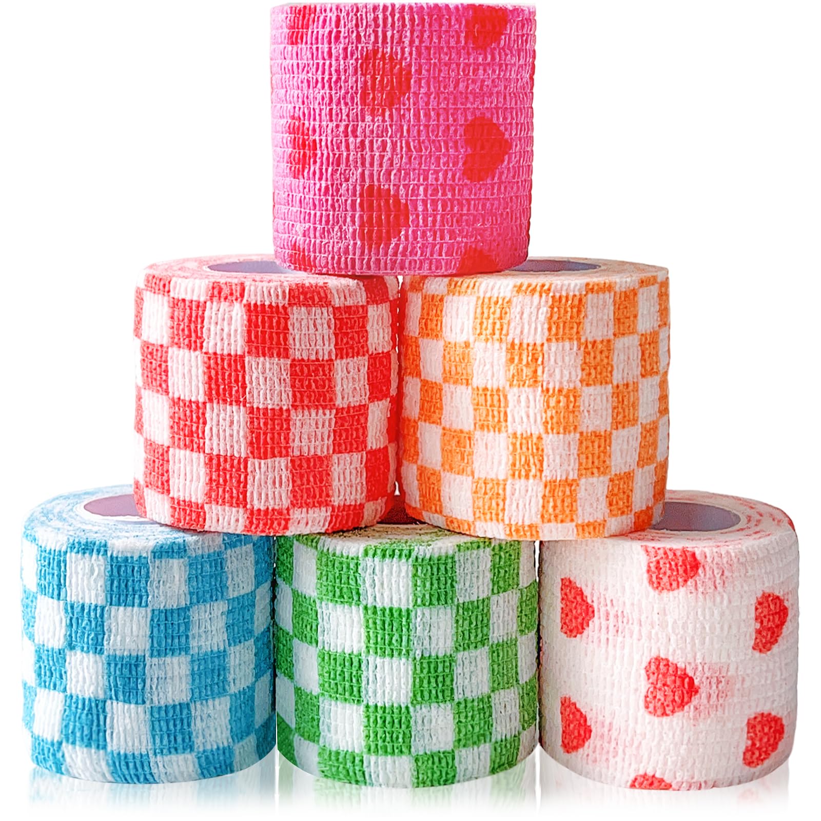 GIFTMISSU banda wrap corazones rosa para recuperación suave