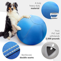 GILYX pelota de pastoreo indestructible, perfecta para morder y juego intenso al aire libre.