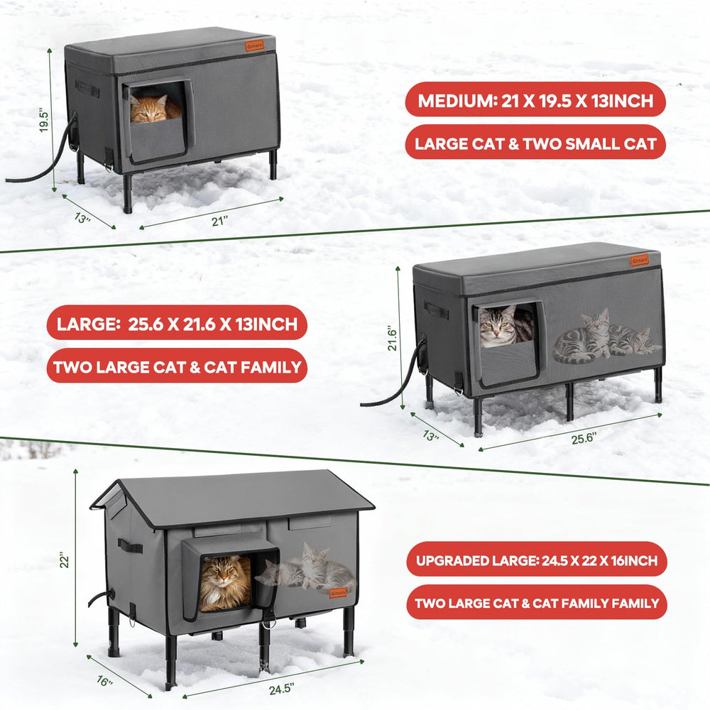 Gimars base elevada 5-1 pulgadas mantiene al gato seco