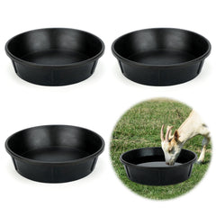 Cubeta de alimentación de goma GINDOOR, capacidad 12 qt, ideal para grandes cargas de comida.