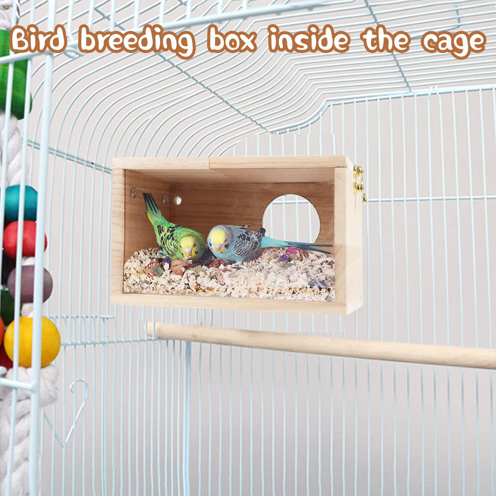 GINDOOR nido para aves pequeños, uso versátil en jaula
