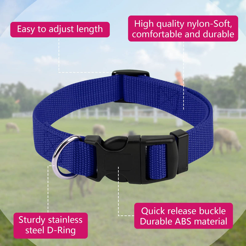 Collar GINDOOR con cascabel, nylon duradero para ovejas.