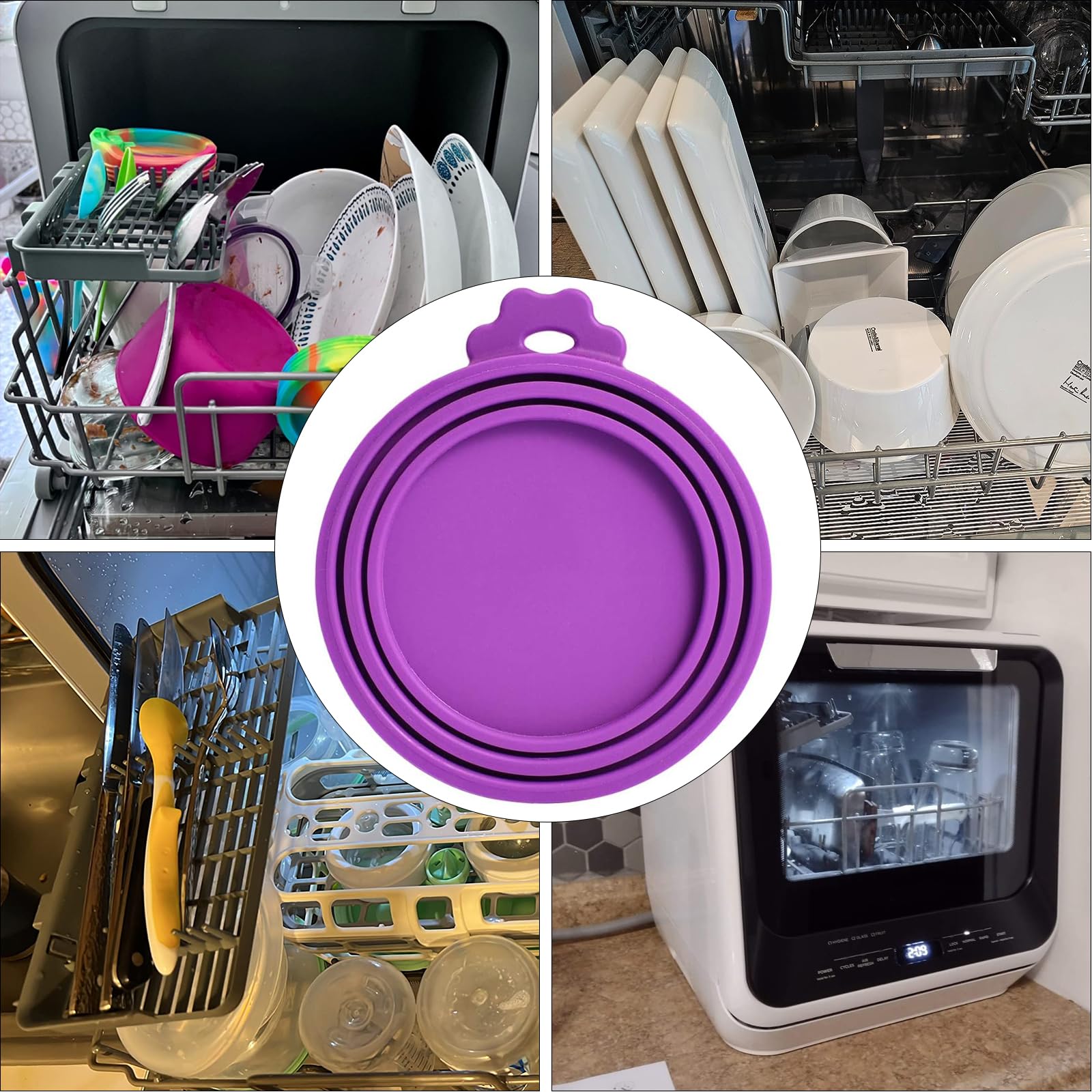 Giozoc tapa de silicona para latas, duradera y resistente al calor.