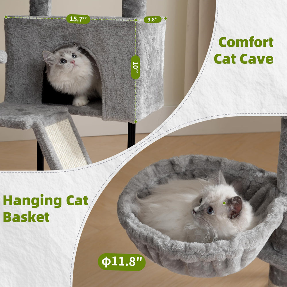 Gitelsnour cesta de gato colgante para mayor seguridad y confort.