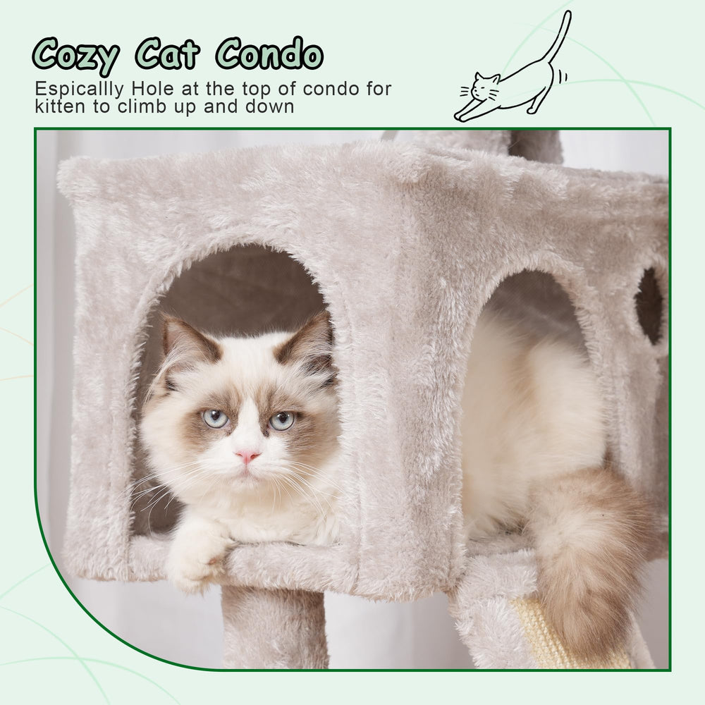 Gitelsnour árbol para gatos pelota colgante para juego.