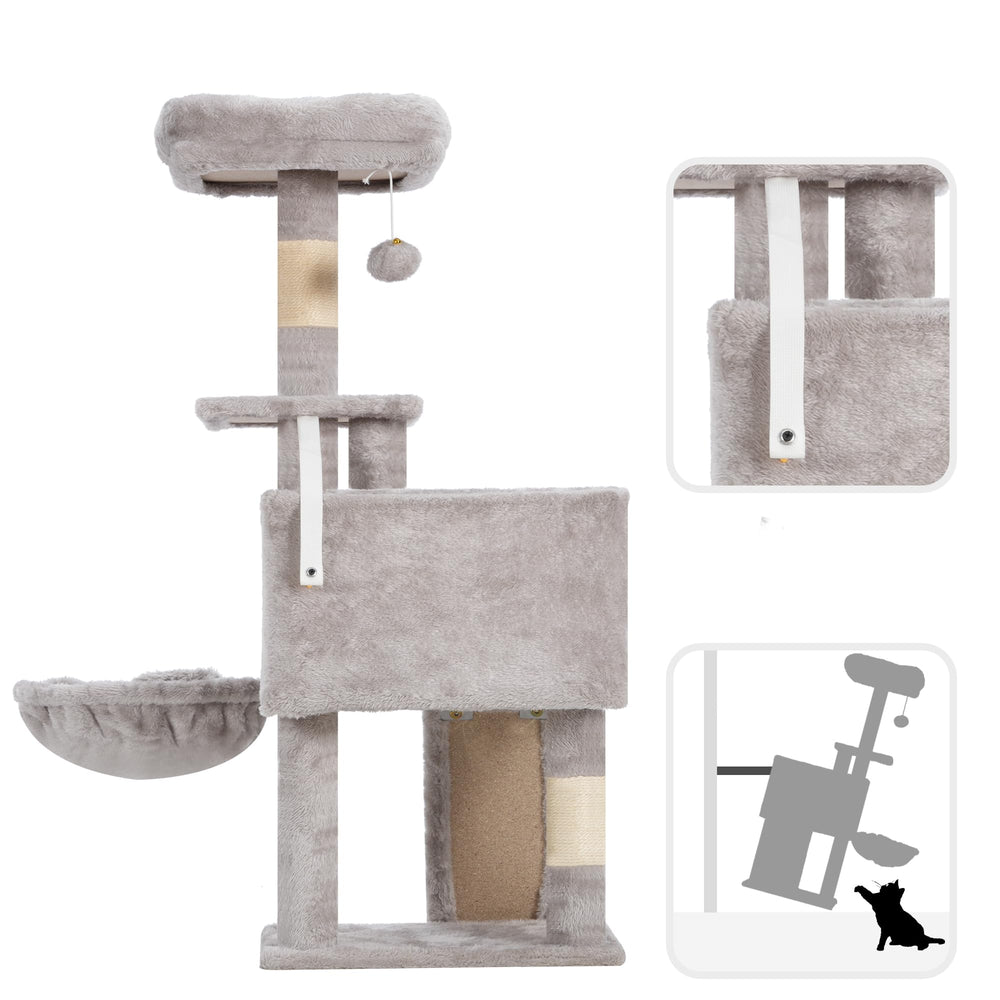 Gitelsnour árbol para gatos material suave y compacto para uso diario.