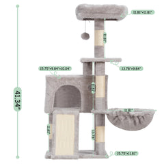 Gitelsnour árbol para gatos plataforma superior para vigilar desde arriba.