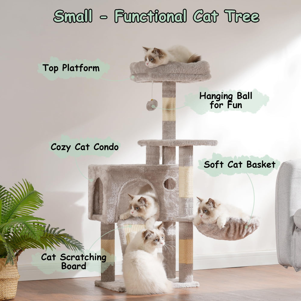 Gitelsnour árbol para gatos rascadores en base para proteger muebles.