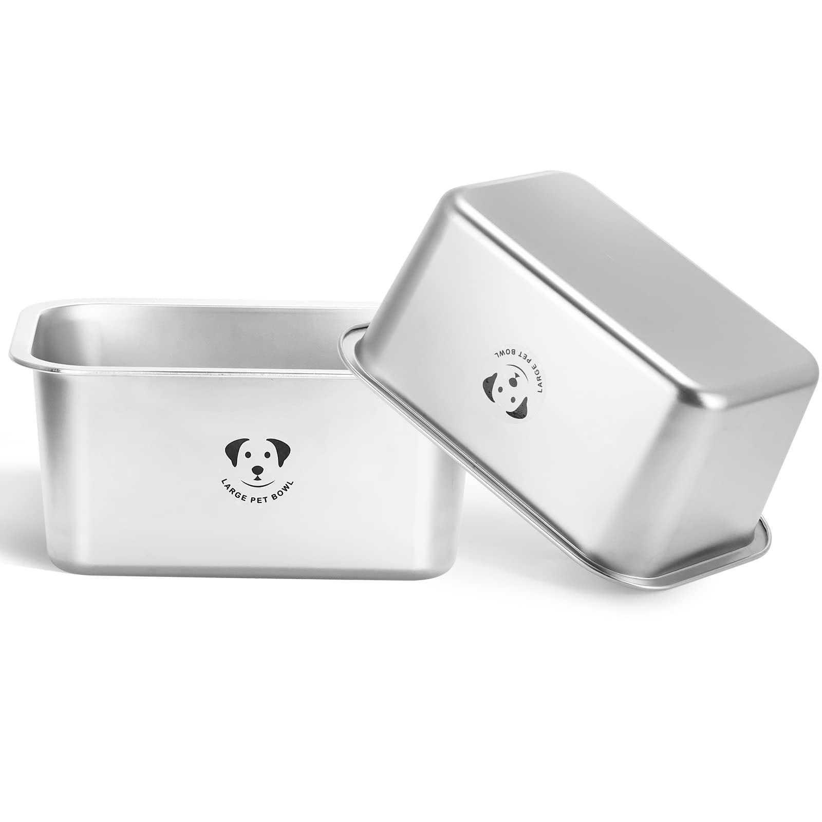 GIXSEGIE durabilidad de acero inoxidable para perros grandes.