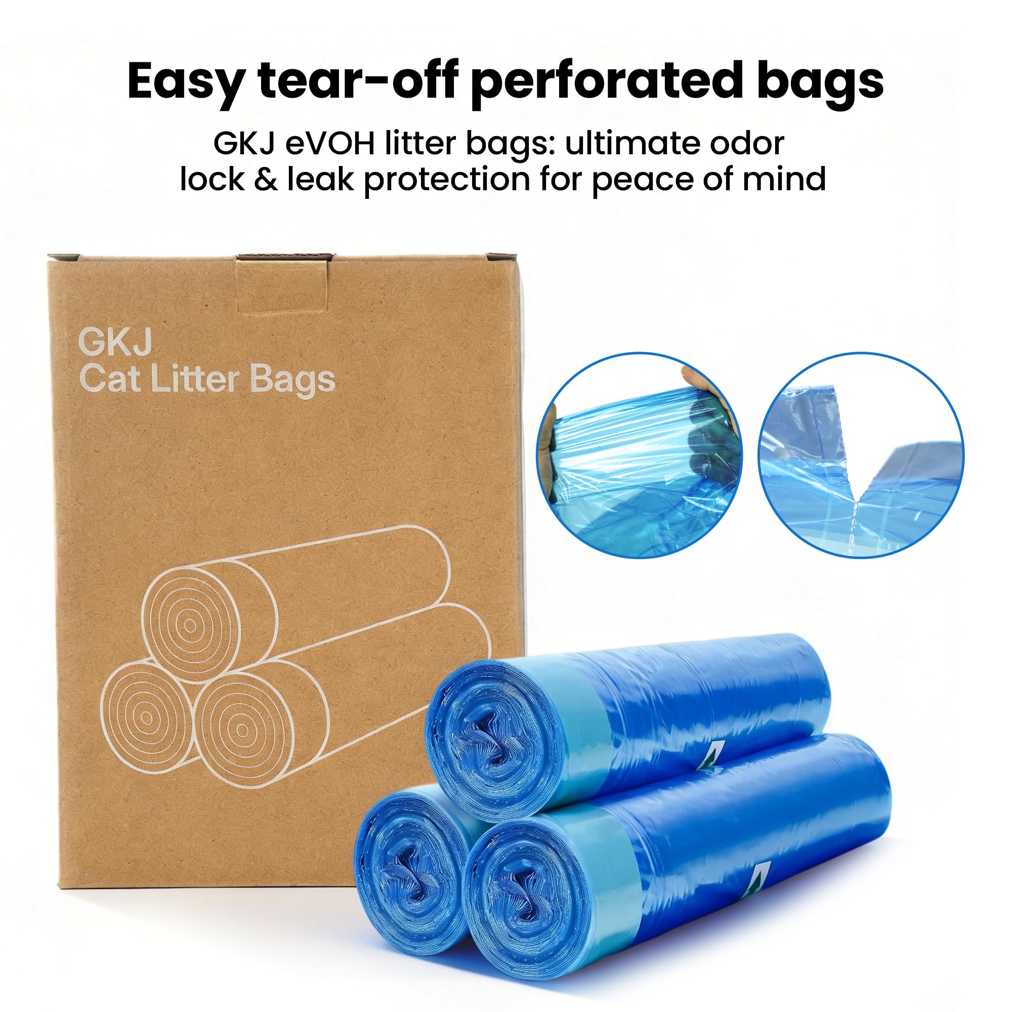 Bolsas GKJ compatibles con el cubo GKJ de basura para arena