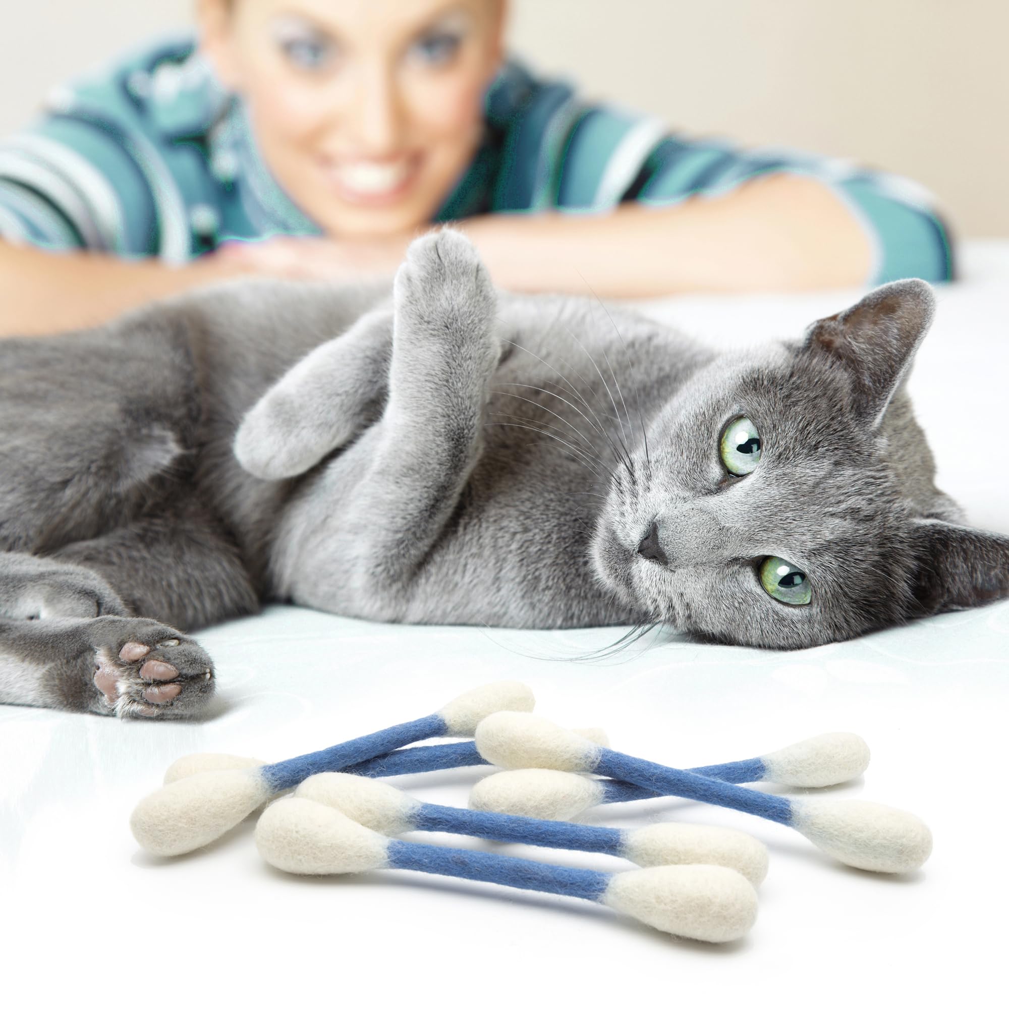 Glaciart One: juguete duradero para gatos, ideal para juego prolongado