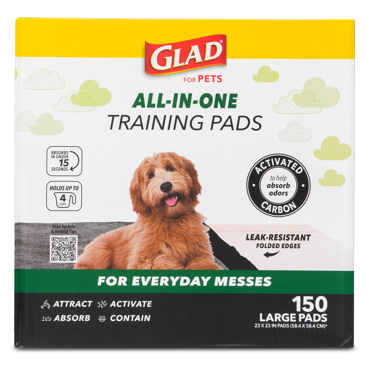 Almohadilla Glad para mascotas con absorción superior para entrenamiento.