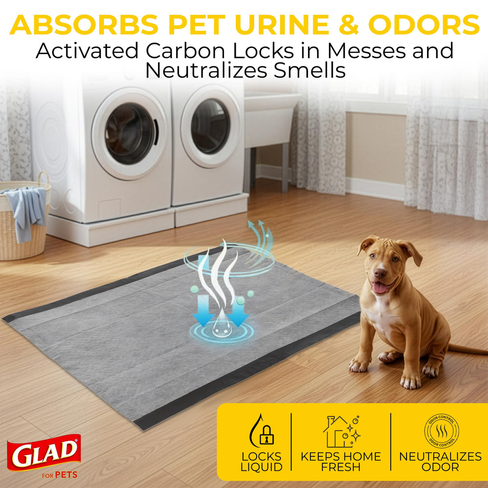 Glad para Mascotas: diseño resistente a fugas que convierte líquido en gel para mayor limpieza.