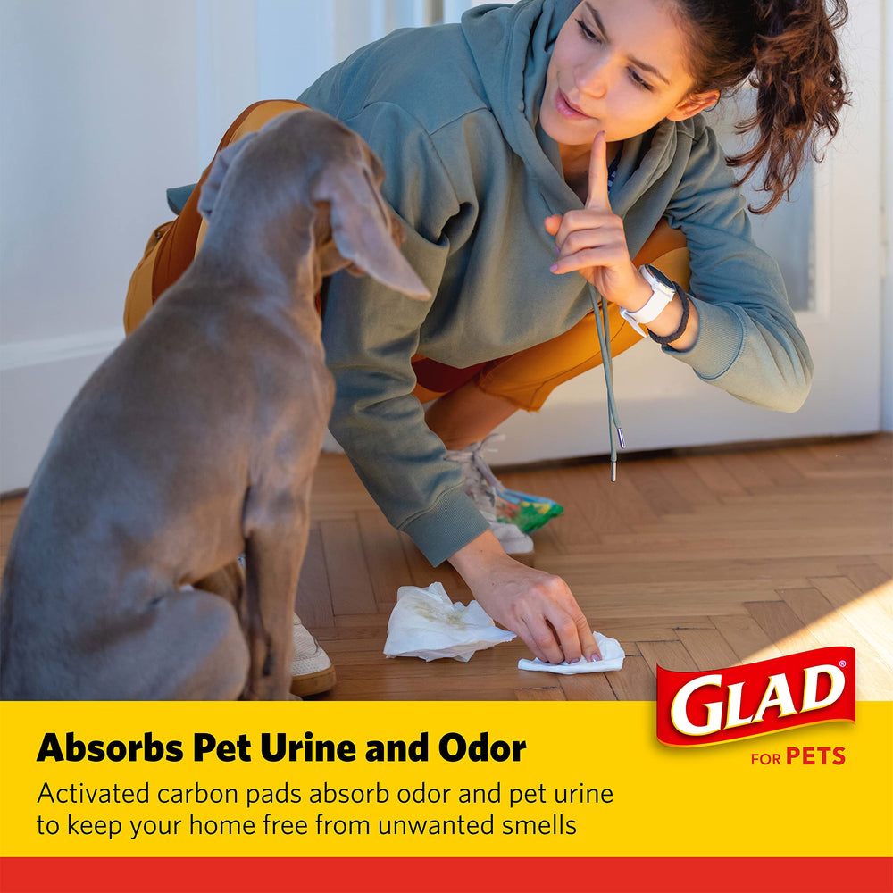 Uso interior de Glad para entrenamiento de perros en casa.