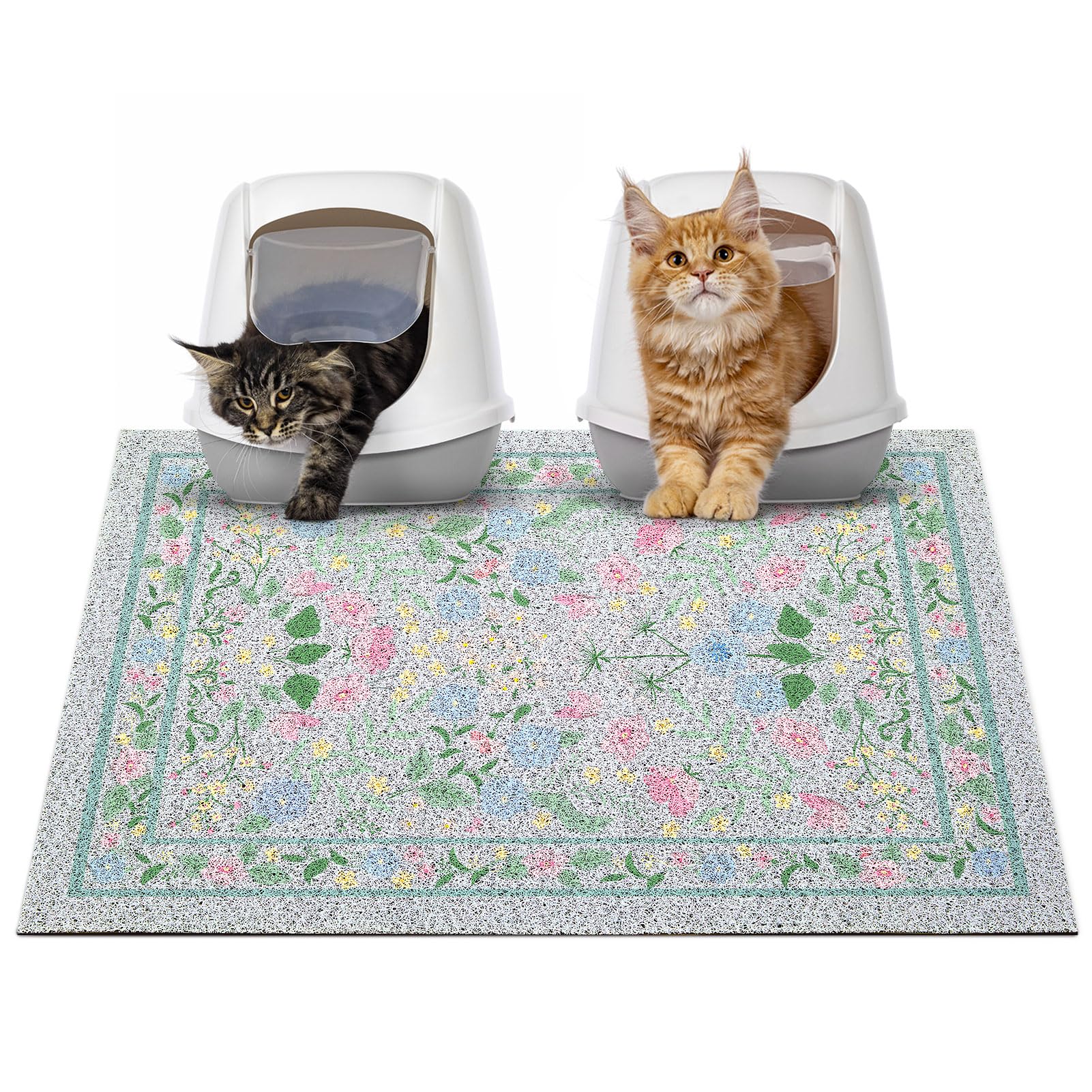 Alfombrilla Glittme con base antideslizante para gatos, evita deslizamiento