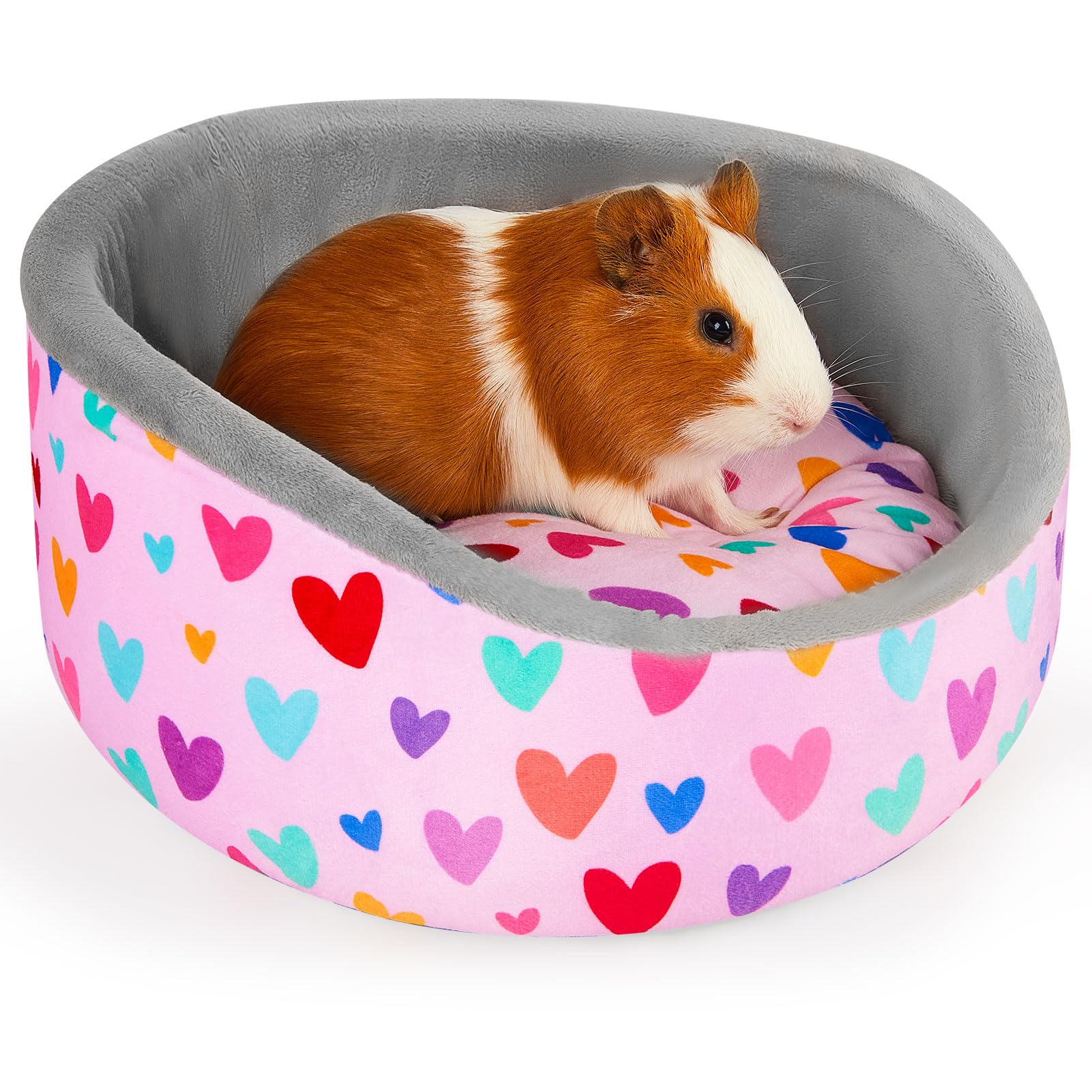 Cama Glittme para cobaya con diseño abrazo, mayor seguridad.