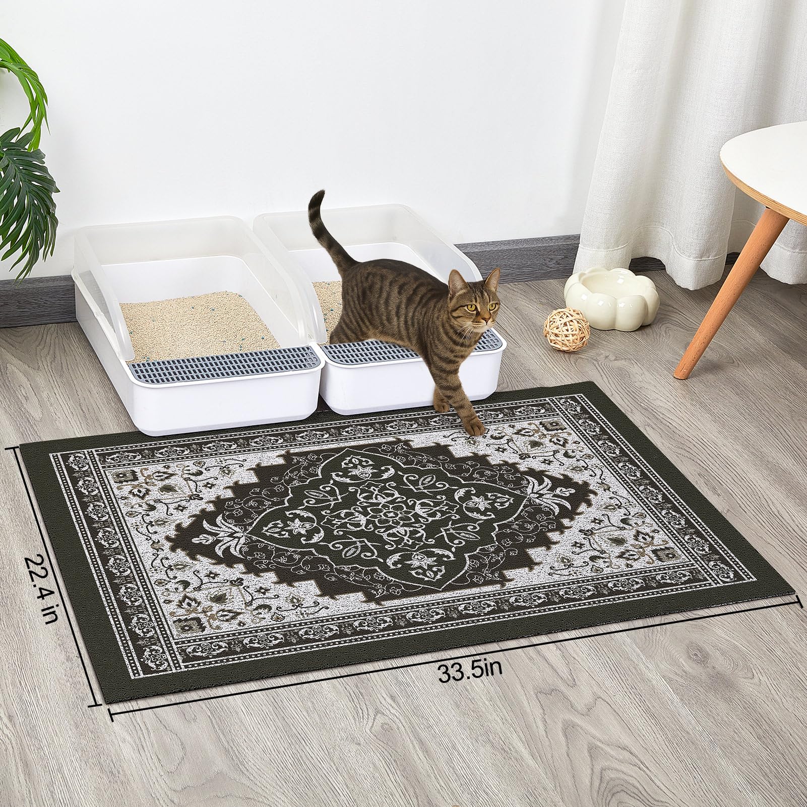 Glittme alfombrilla con malla de alta densidad para atrapar la arena.