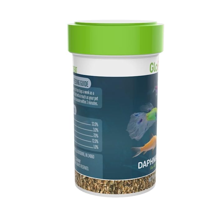 Porciones de alimento para GloFish, rápidas en tres minutos.