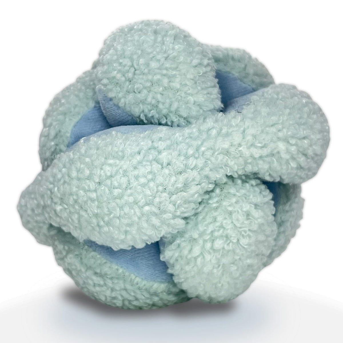 Glory To Dog Blue Snuffle Knot: bola-puzzle con 8 chirridos para estimular exploración y juego.