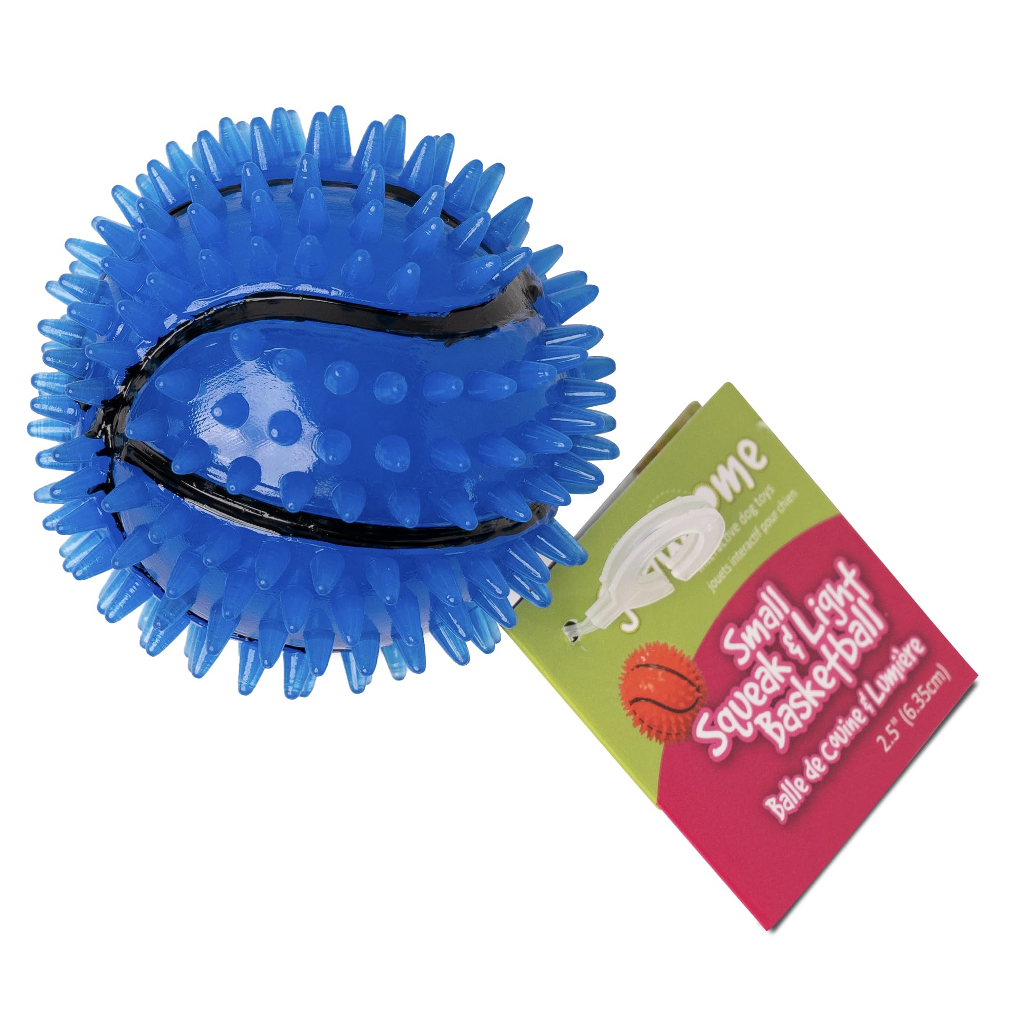 Gnawsome balón con puntas y sonido oculto para juego seguro y estimulante