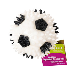 Gnawsome balón de fútbol con pitido para perros, ideal para juego y estimulación