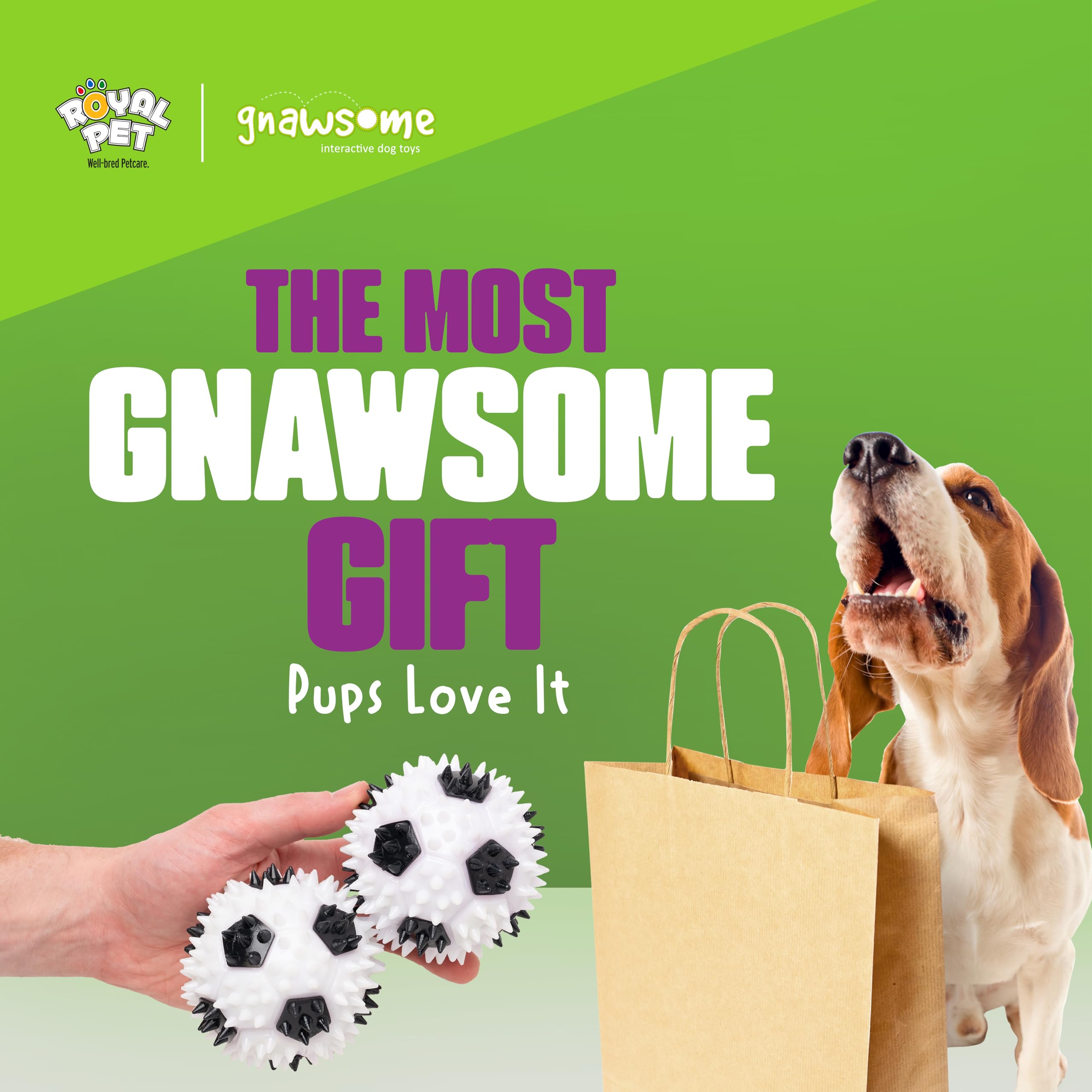 Gnawsome juguete para perros de todas las razas y tamaños