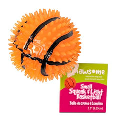 Juguete Gnawsome para perro baloncesto de 2,5 pulgadas ideal para sesiones de juego