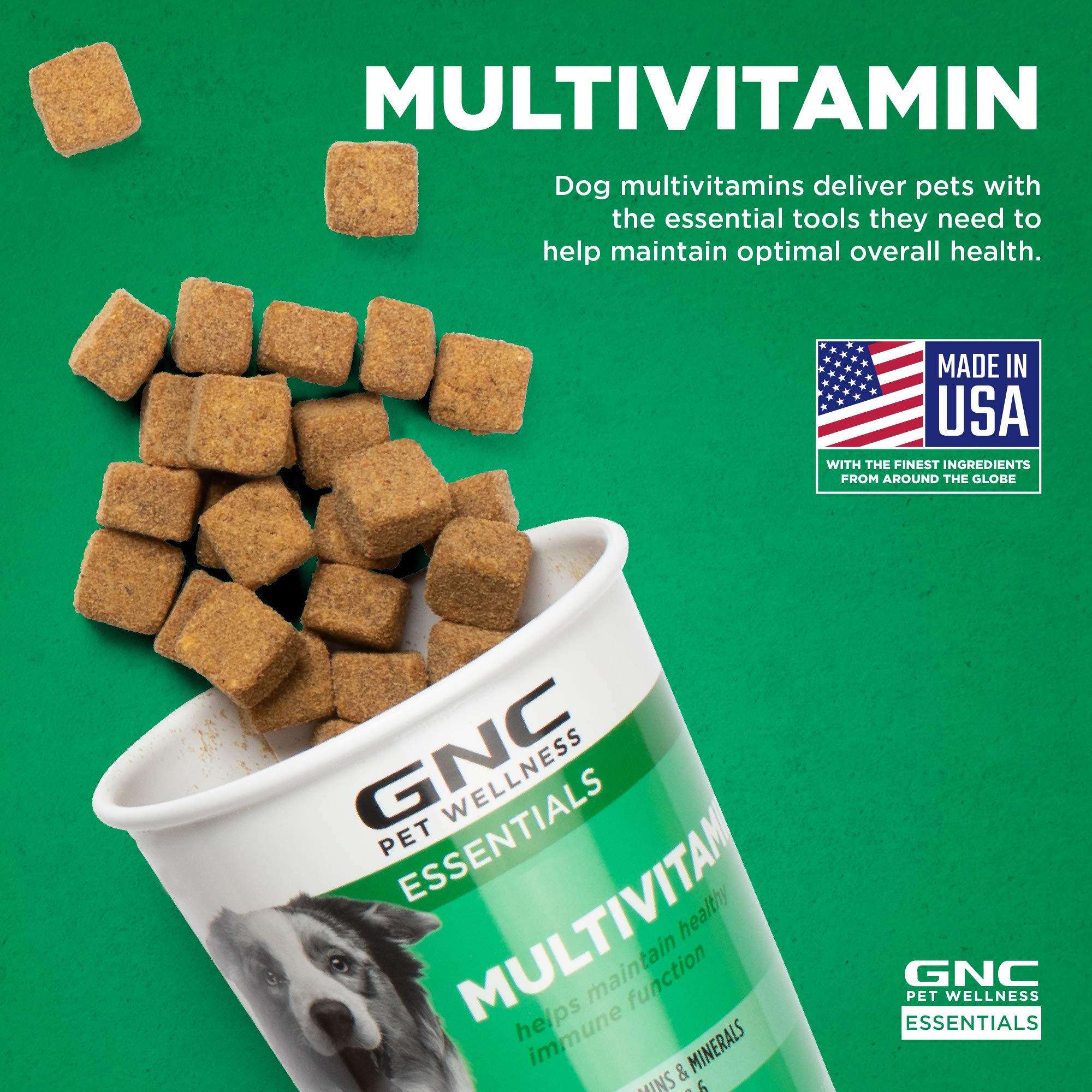 GNC Pets Essentials masticables aceite de salmón: nutrición para piel y pelaje.