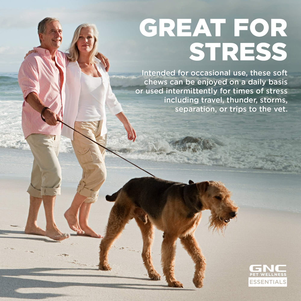 Uso diario con GNC Pets Essentials para momentos de estrés en casa o viaje