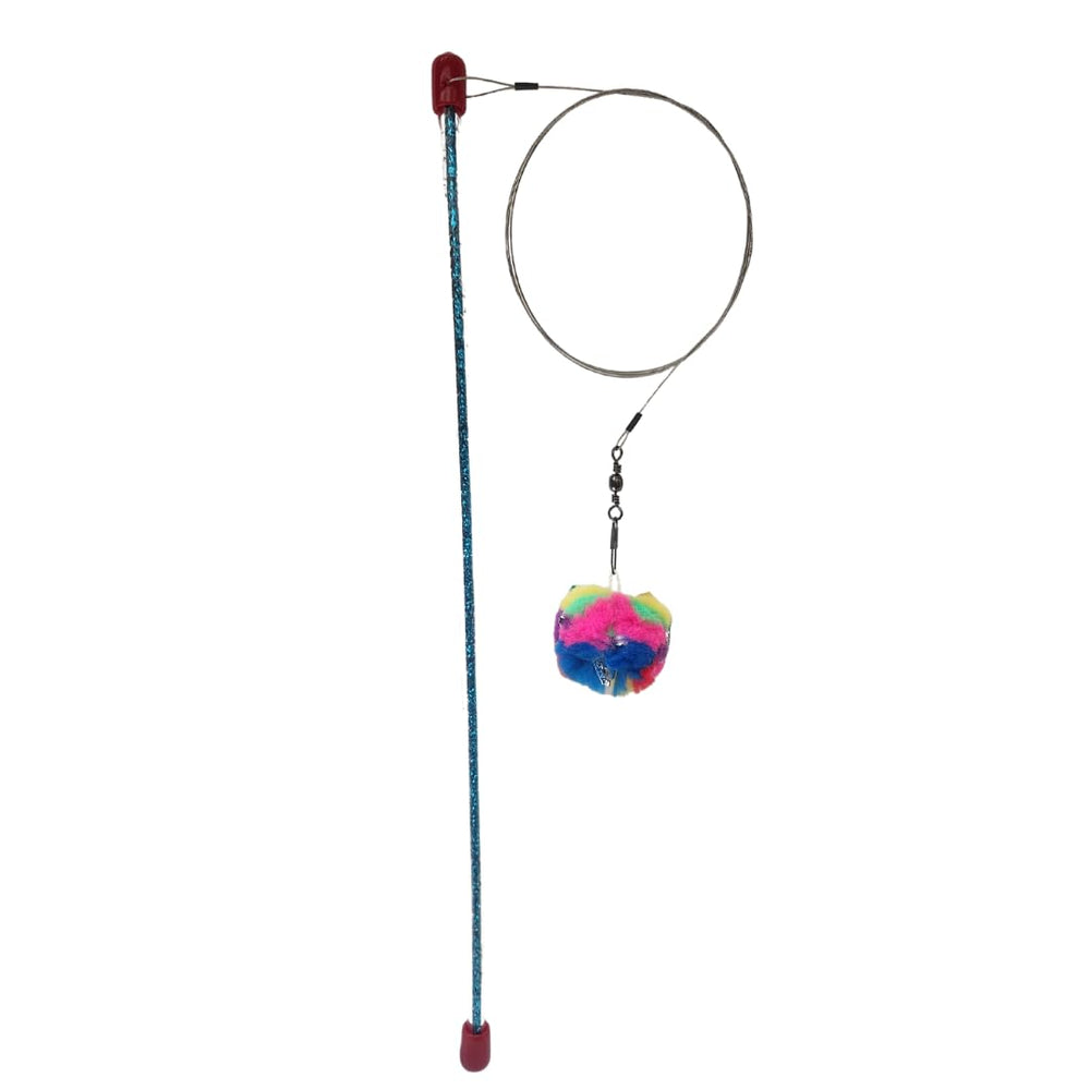 GoCat Da Ball: bola crinkle con aro para juego interactivo.