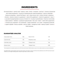 Go! Solutions Sensibilidades proteína única de salmón para dieta simple.