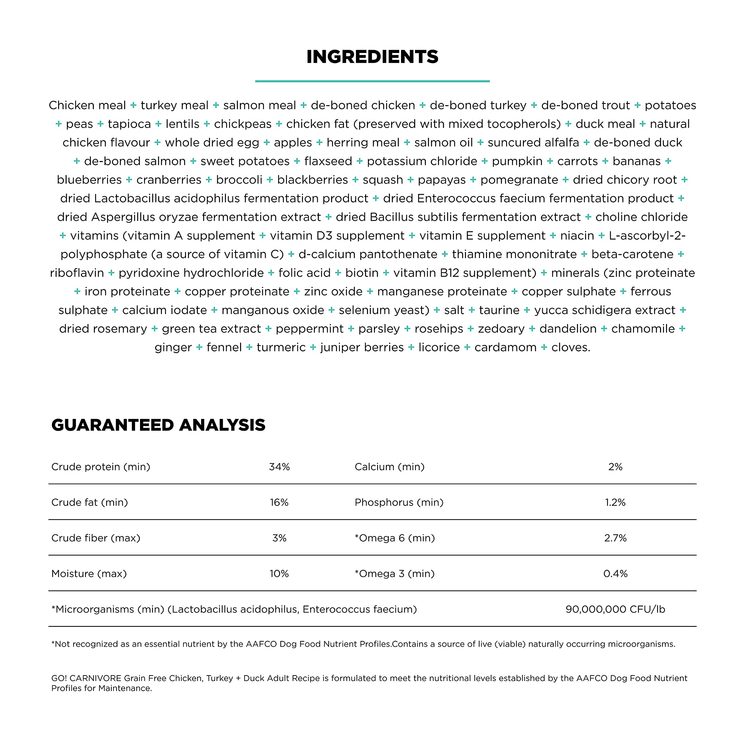Go! Solutions Carnivore: apoyo digestivo con enzimas y probióticos