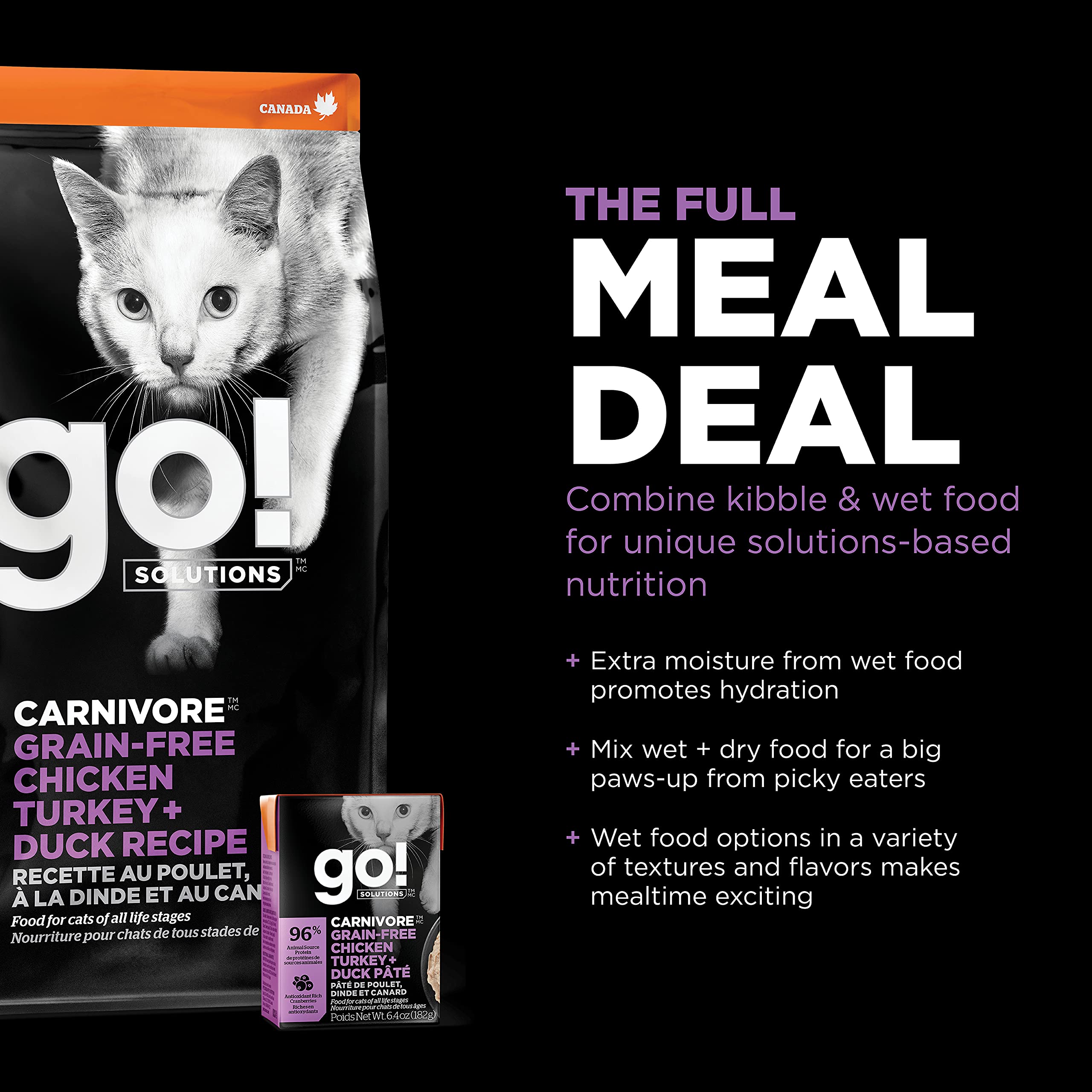 Go! Solutions Carnívoro enzimas y probióticos para digestión suave
