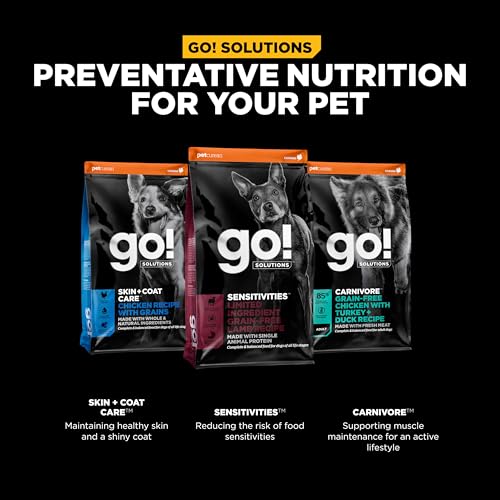 Go! Solutions Sensitivities croquetas crujientes para perros con estómagos sensibles.