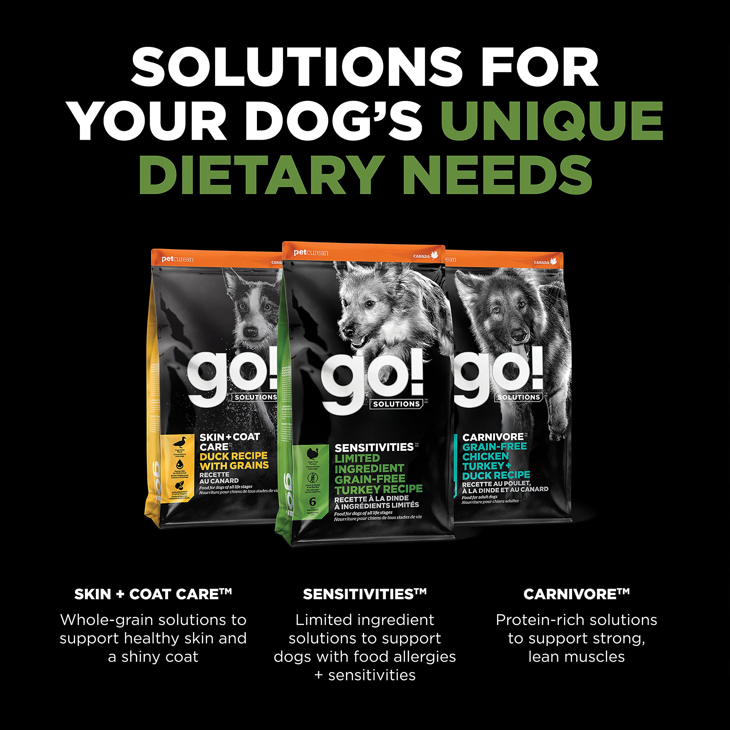 Go! Solutions Sensitivities nutrición completa para todas las etapas de vida