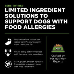Go! Solutions Sensitivities croqueta sin pollo para perros con alergias alimentarias