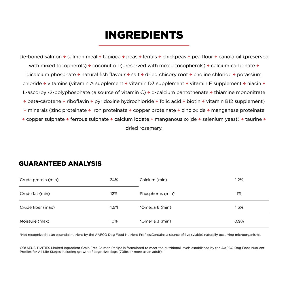 Go! Solutions Sensitivities sin granos ni gluten para una digestión suave.