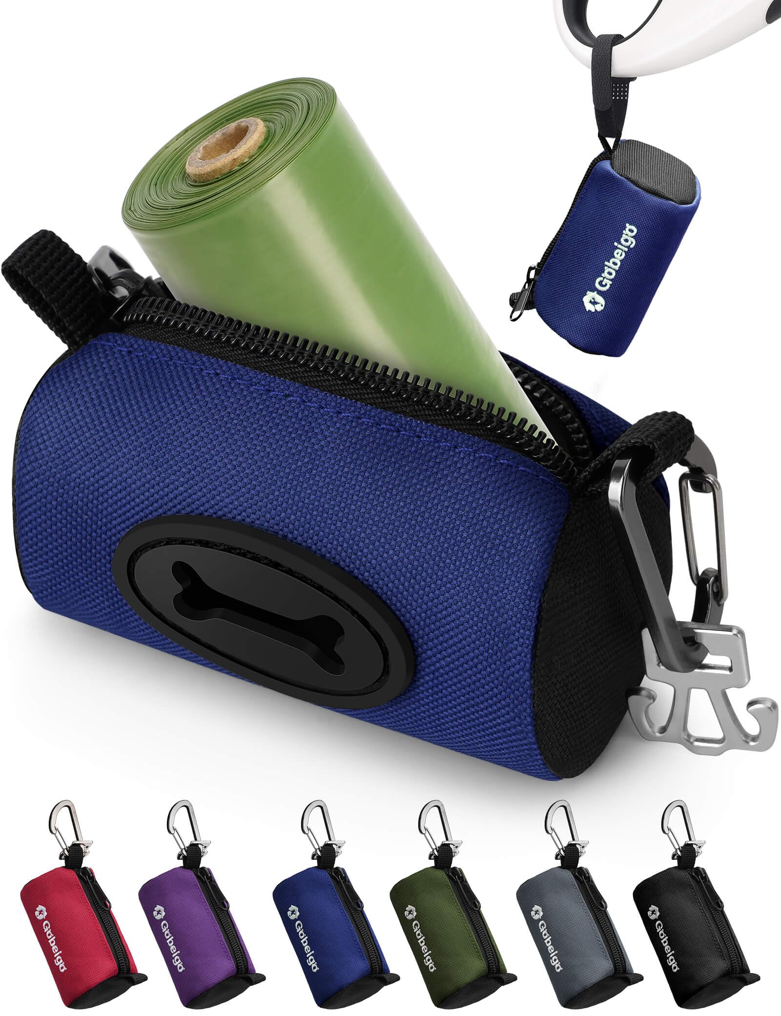 Gobeigo porta-bolsas para perro con apertura amplia facilita retirar las bolsas