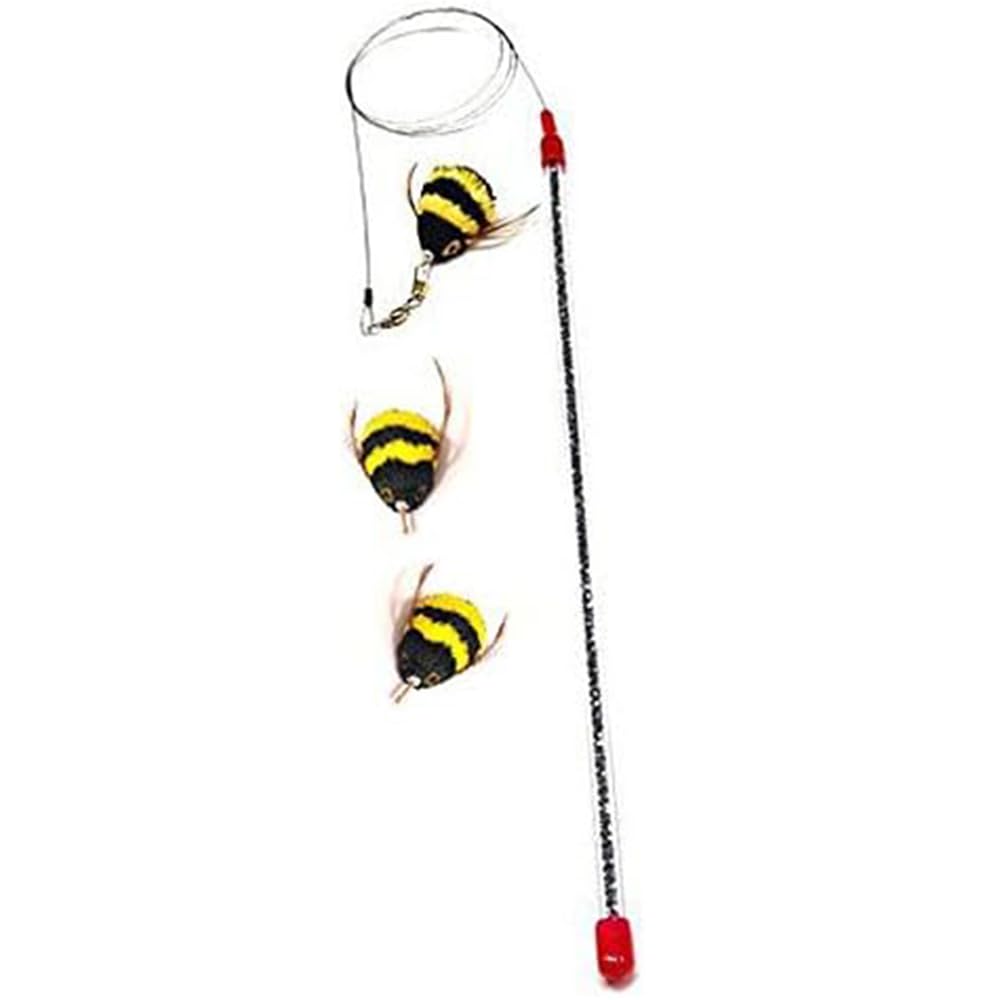 GoCat Da Bee: varita teaser con abeja, ideal para juego activo