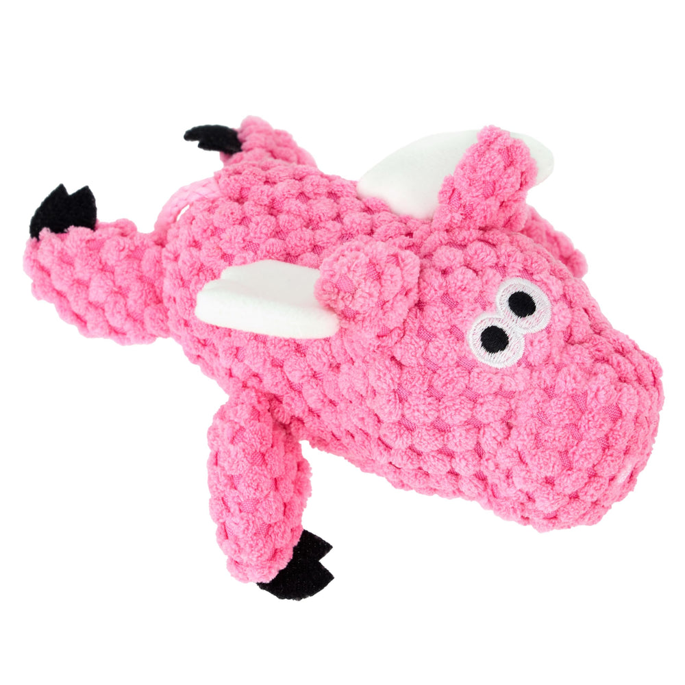 goDog cerdito volador con chirriador, perfecto para juego activo