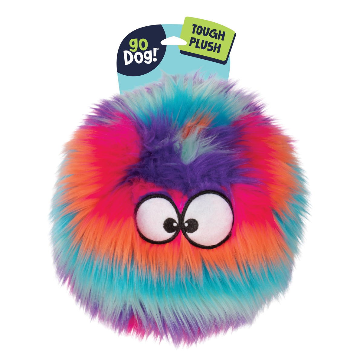 GoDog Furballz: peluche grande con pelota para lanzar y recoger.