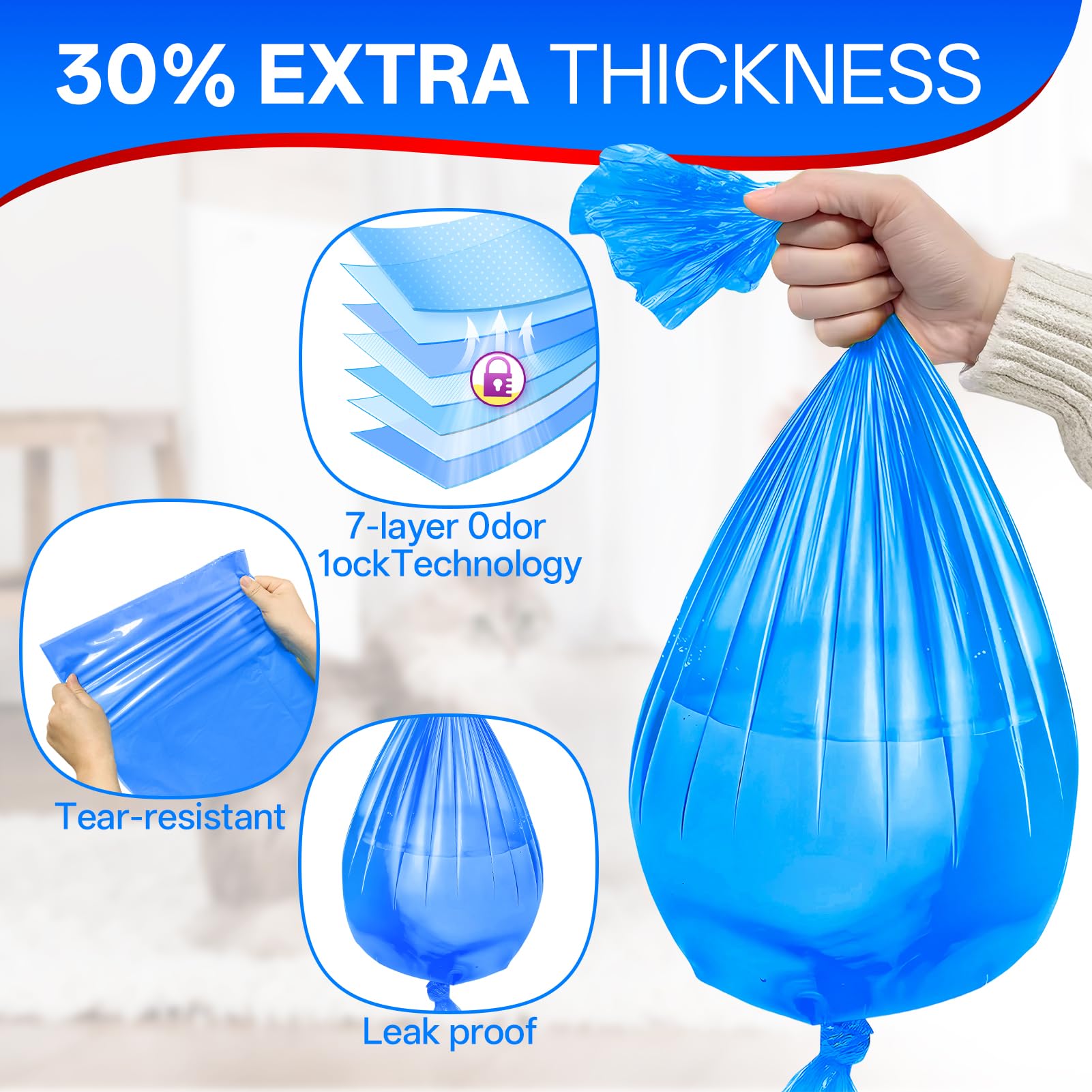 Godyoy bolsas de relleno Litter Genie: duración de uso de 30 meses
