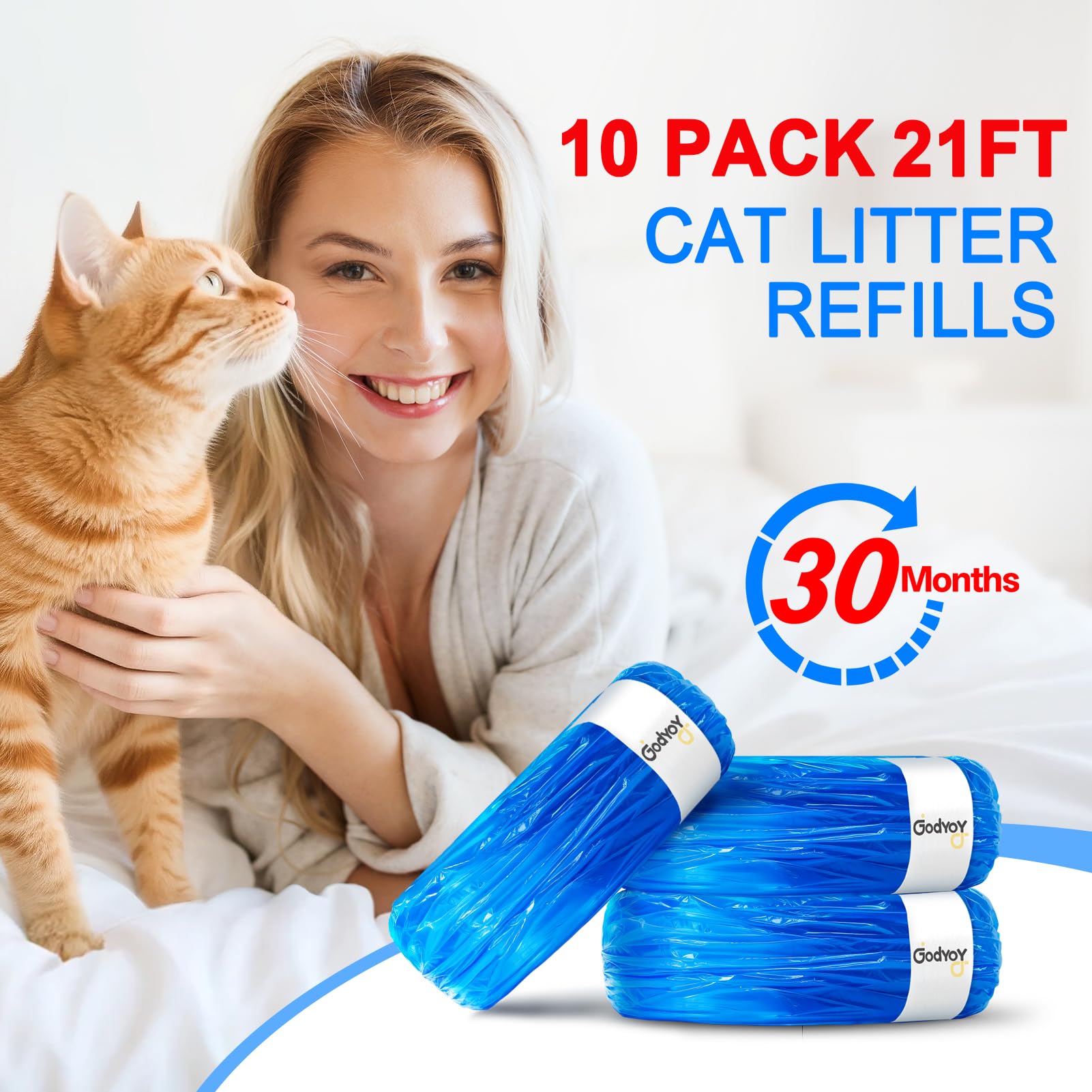 Godyoy bolsas para Litter Genie Desgin: compatibilidad amplia