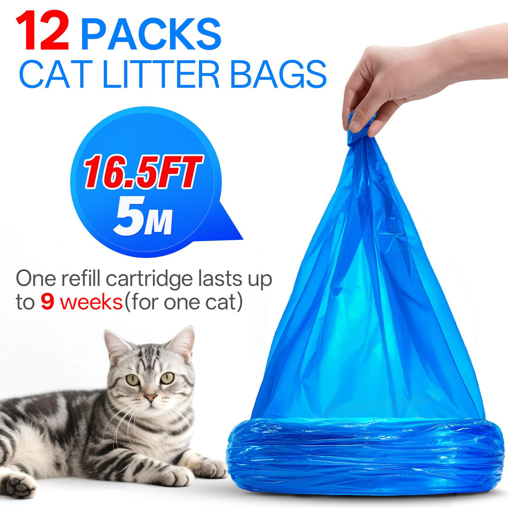 Godyoy bolsas relleno para Litter Genie Plus, espesor 30% para mayor durabilidad.