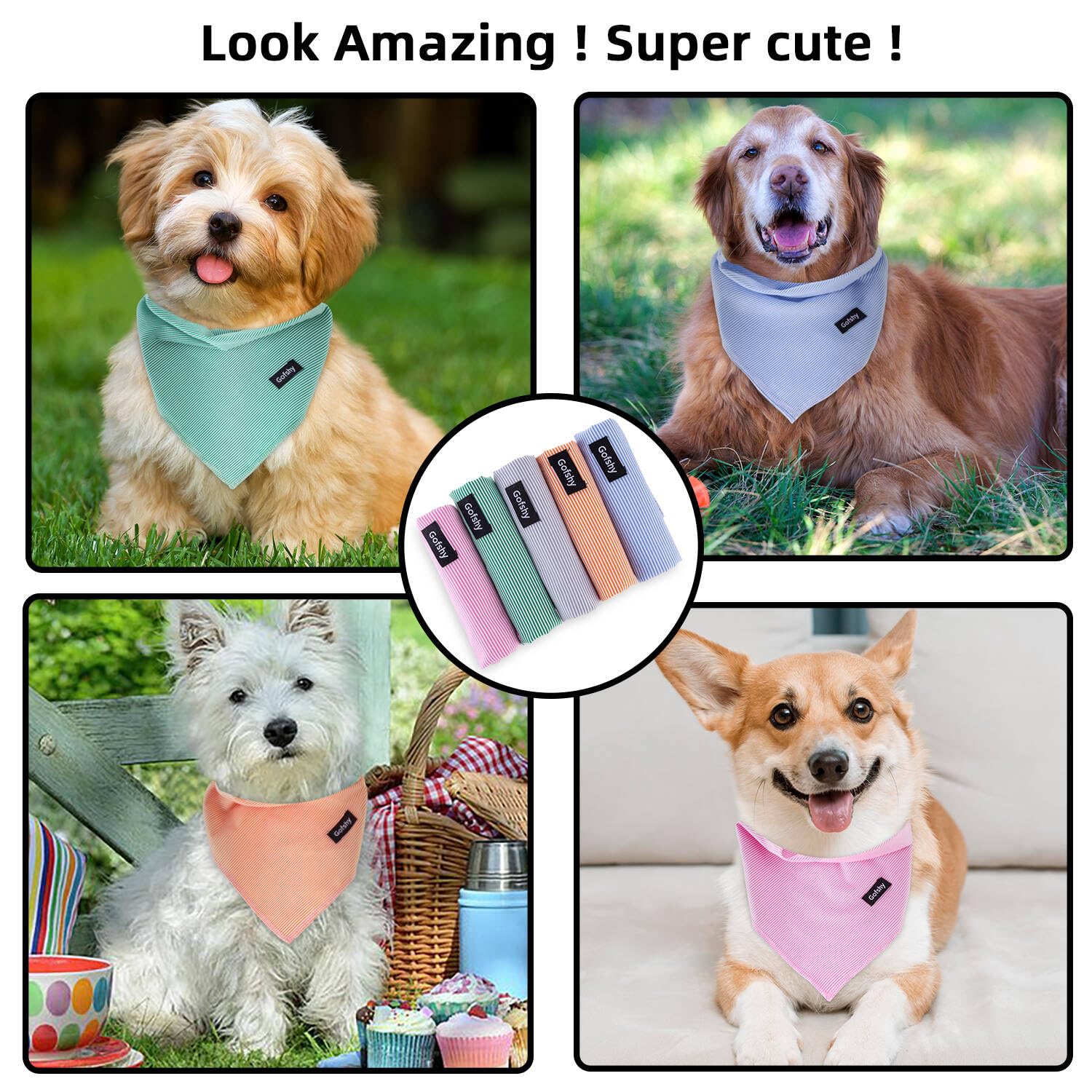Gofshy bandana para eventos y sesiones de fotos