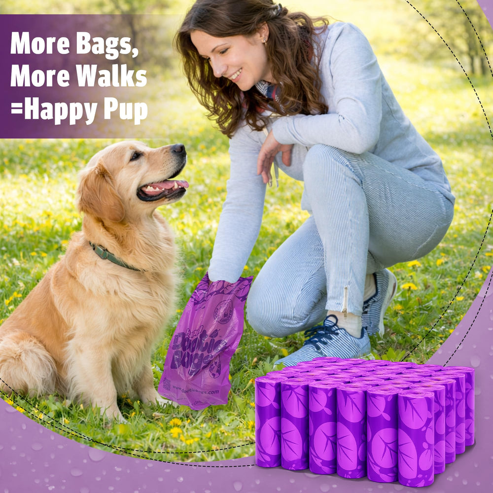 GoGo Stik Happy Dootie bolsas de tamaño mediano para perros medianos.