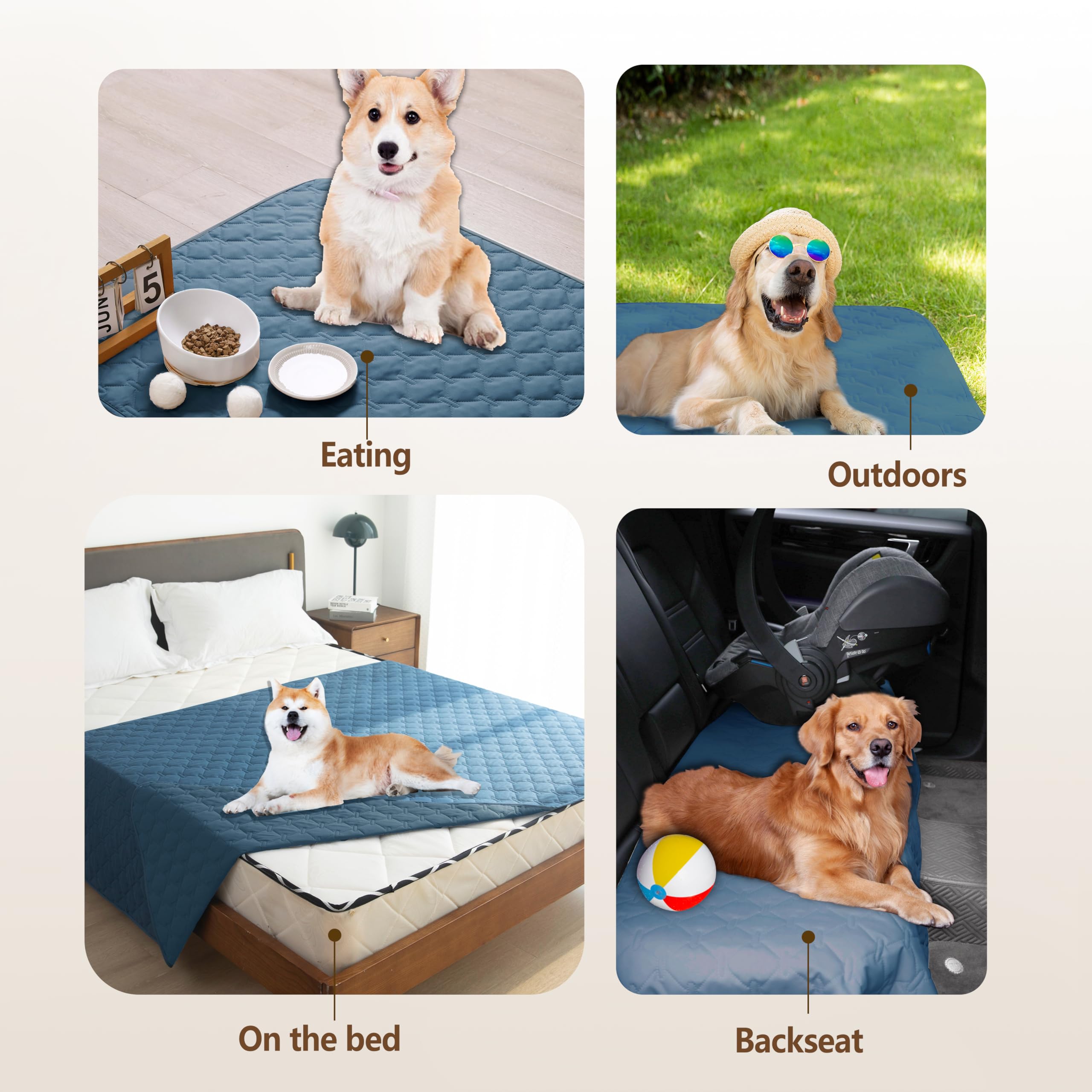 Gogobunny limpieza fácil y repelente a líquidos para manchas rápidas.