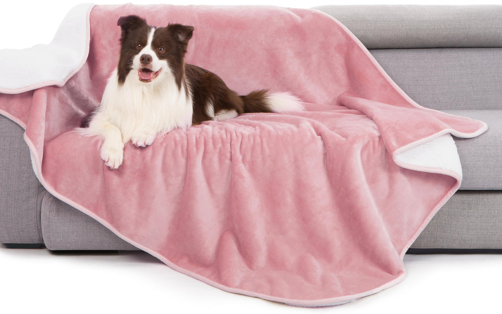 gogobunny manta impermeable para cama rosa protegiendo la cama de líquidos