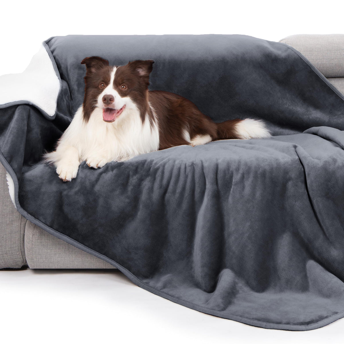 Manta impermeable gogobunny de dos caras protege cama y sofá contra líquidos