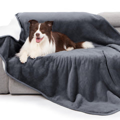 Manta impermeable gogobunny de dos caras protege cama y sofá contra líquidos